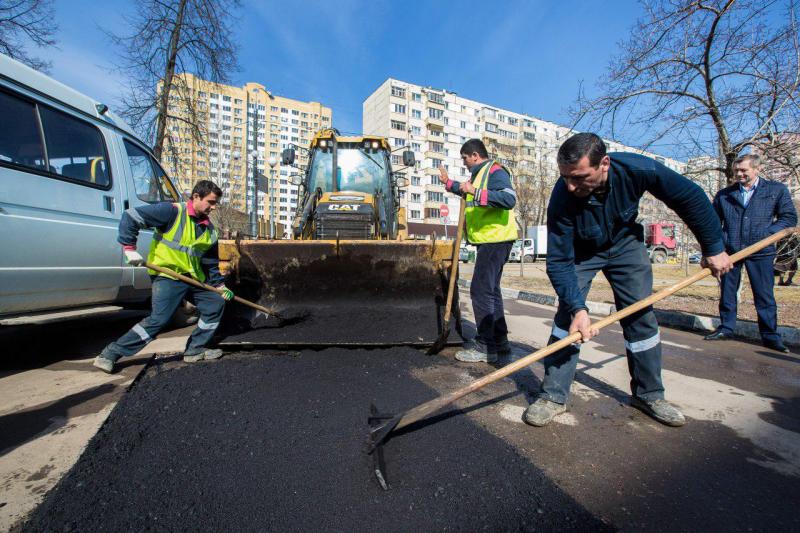 В Реутове начинается весенний ремонт дорог