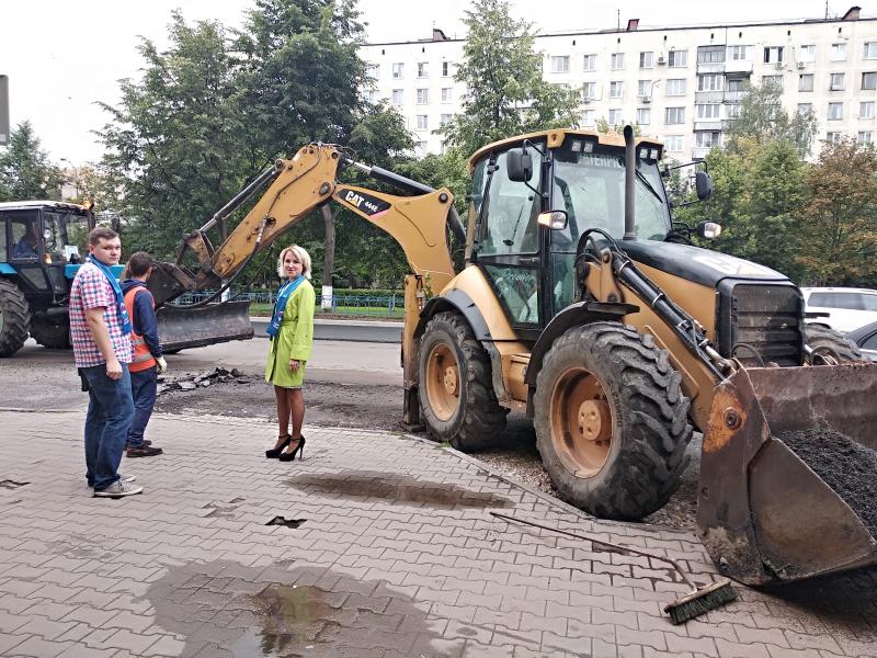 Королёвские единороссы проверили ход работ по капитальному ремонту городских дорог