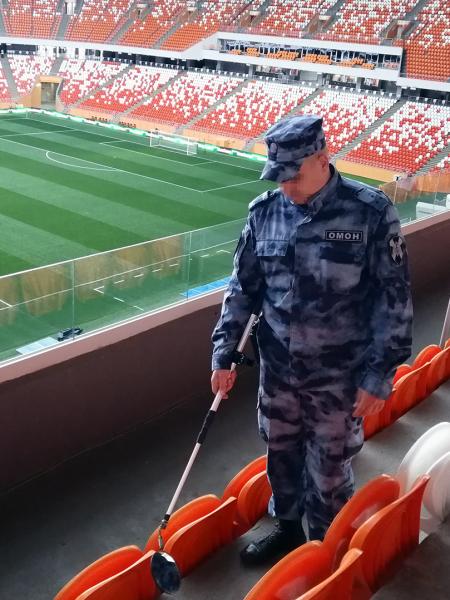 Росгвардия приняла участие в обеспечении безопасности футбольного матча между ЦСКА и «Тамбовом» в Саранске