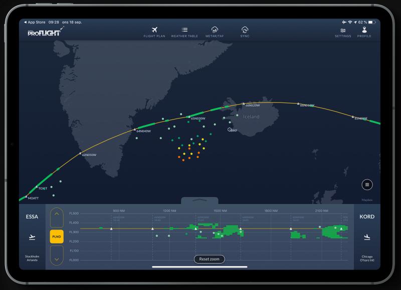 No thunder in sight - AVTECH Sweden’s proFLIGHT helps pilots pick the perfect flight path