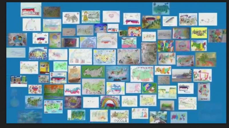 К Дню Конституции Российской Федерации Росреестр провел всероссийский конкурс детского рисунка «Дети рисуют карту России»