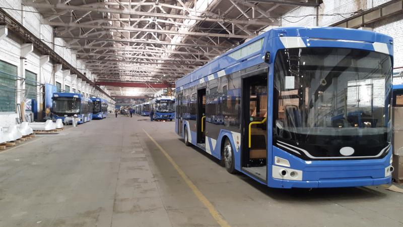 «ПК Транспортные системы» продолжает производство троллейбусов для Санкт-Петербурга