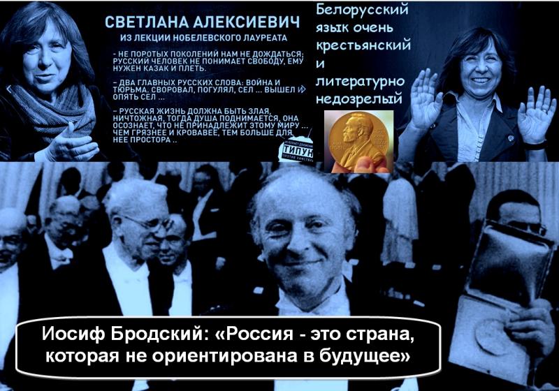 О лауреате Нобелевской премии за русофобию в литературе Светлане Алексиевич