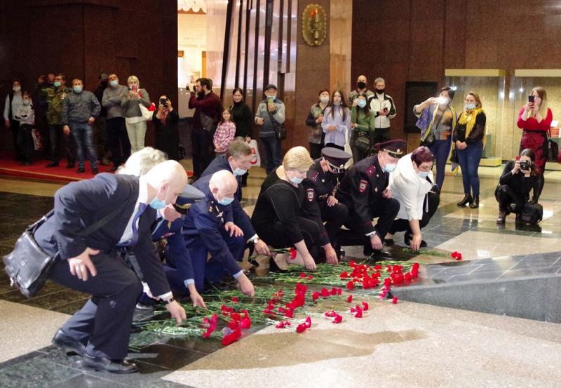 На юго-востоке Москвы сотрудники полиции приняли участие в торжественной церемонии принятия клятвы кадета