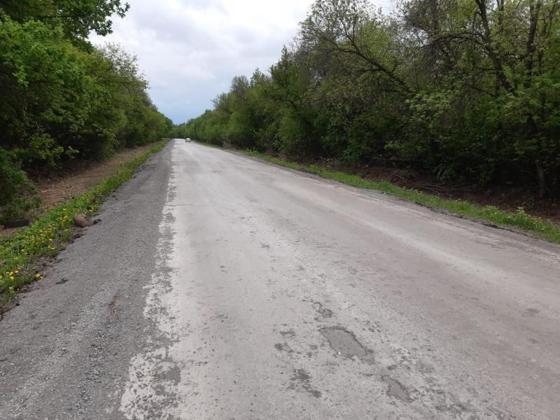 В Семилукском районе начали ремонтировать одну из самых убитых региональных дорог
