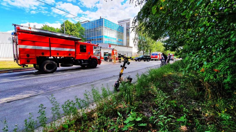 Ликвидировали пожар в Зеленограде