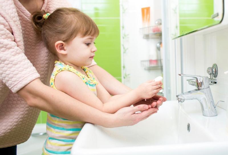 Успешные действия по обучению детей «мытью рук»