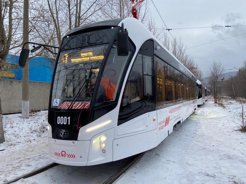 Новая партия трамваев «Львенок» вышла на маршруты Красноярска