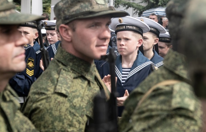 Мобилизованные военнослужащие Крыма и Севастополя отправились для проведения боевого слаживания