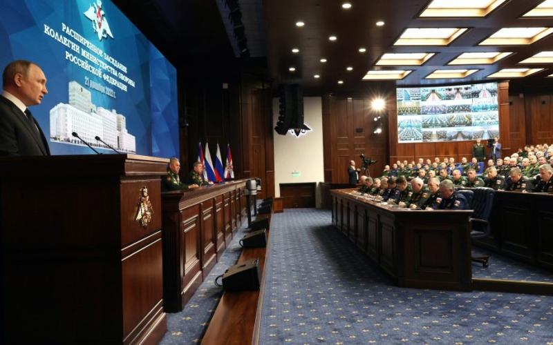 Итоги года подвели на расширенном заседании коллегии Минобороны России