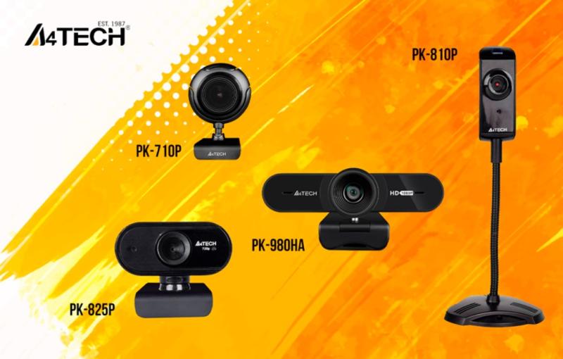 Всегда на связи: A4Tech представила четыре компактные веб-камеры