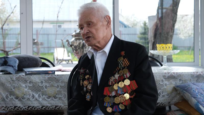 99-летнего ветерана Великой Отечественной войны поздравили с днем рождения росгвардейцы в Тамбове
