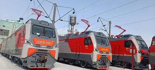 В СЛД «Карасук» Западно-Сибирского филиала ООО «ЛокоТех-Сервис» поступили на сервисное обслуживание новейшие электровозы 2ЭС5К
