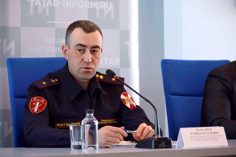 В Казани представитель Росгвардии напомнил охотникам о недопущении нарушения законодательства при обращении с оружием