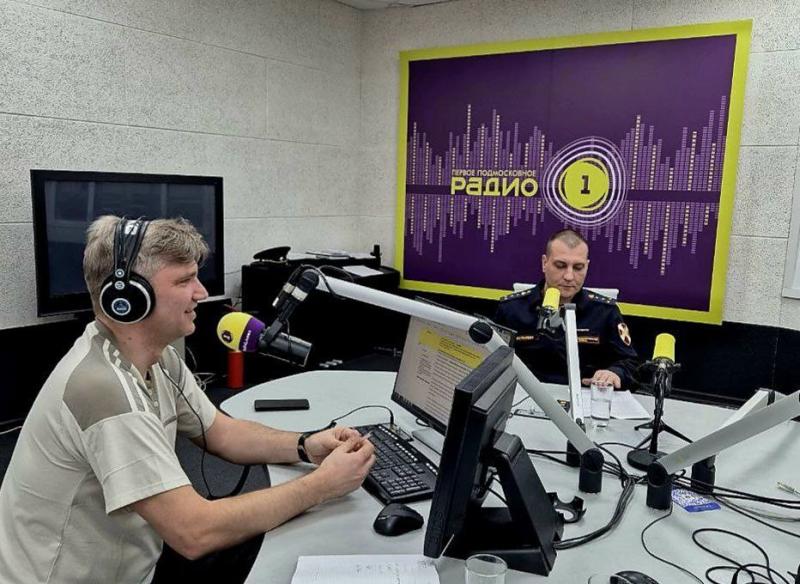 В Национальный день донора офицер подмосковного главка Росгвардии стал гостем радиоэфира