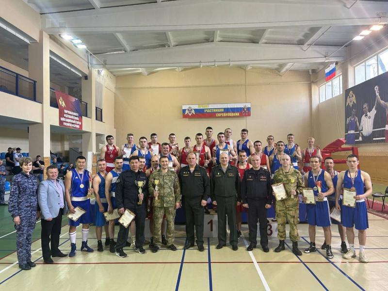 Военнослужащие Росгвардии из Пензенской области заняли призовые места в личном зачете чемпионата Приволжского округа по боксу